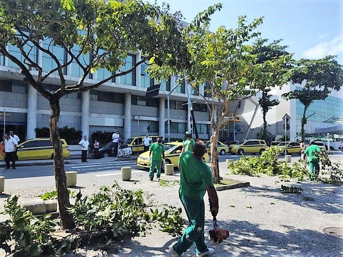 Prefeitura inicia revitalização da praça do Aeroporto Santos Dumont