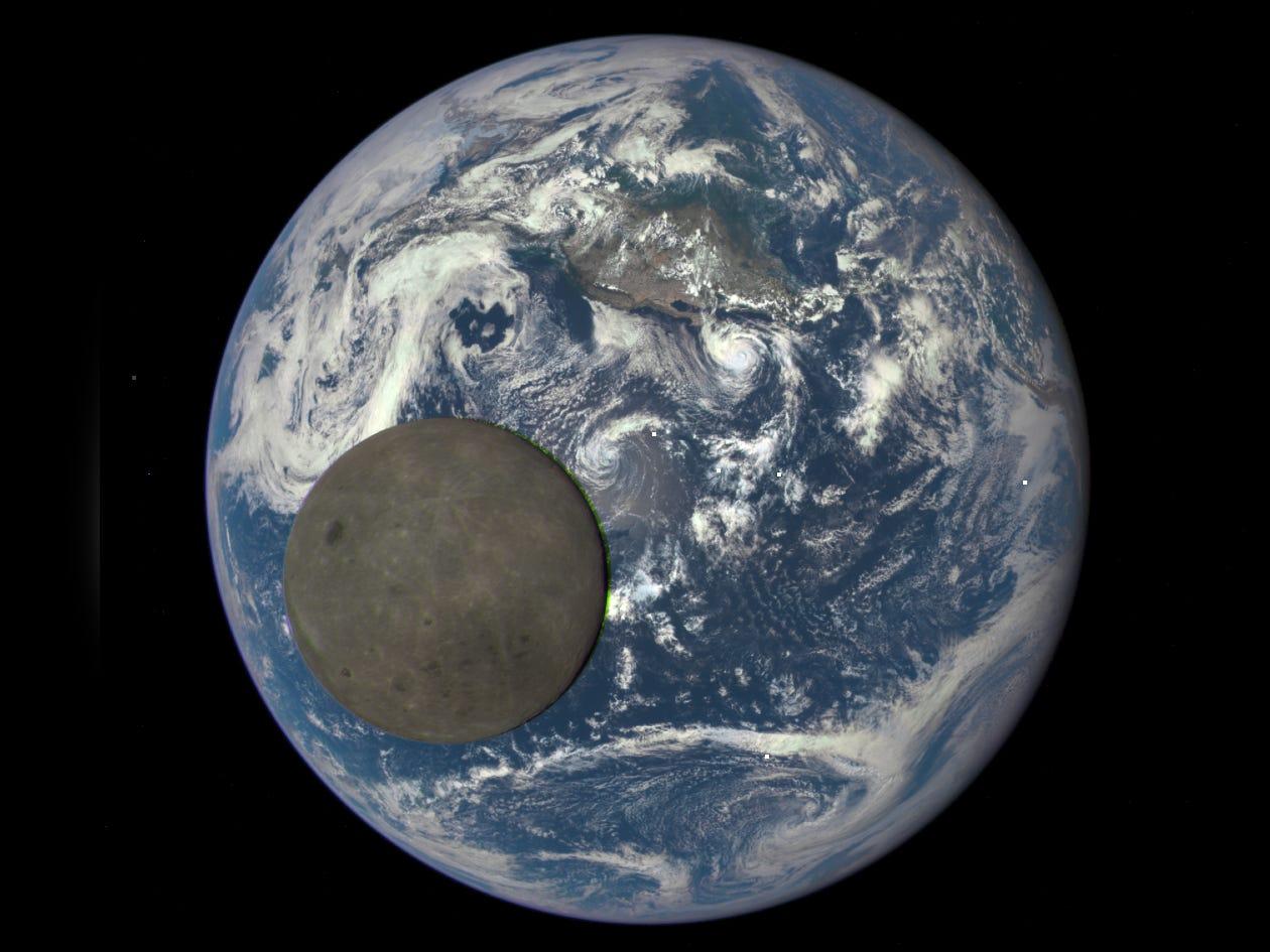 An astronomer's animation shows how Earth and the moon both orbit a spot 3,000 miles from the true center of the planet