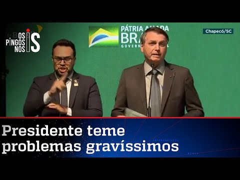 Em tom de desabafo, Bolsonaro faz discurso marcante em Chapecó