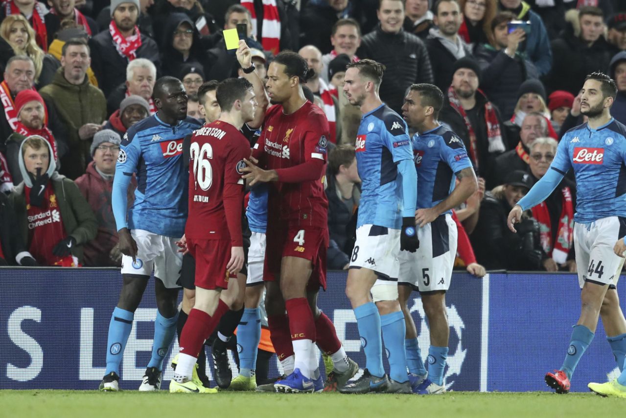Champions: Liverpool e Napoli empatam e não garantem classificação
