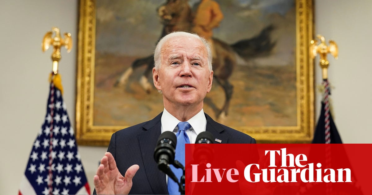 Biden says Colonial pipeline back to full capacity but ‘hiccups’ likely – live