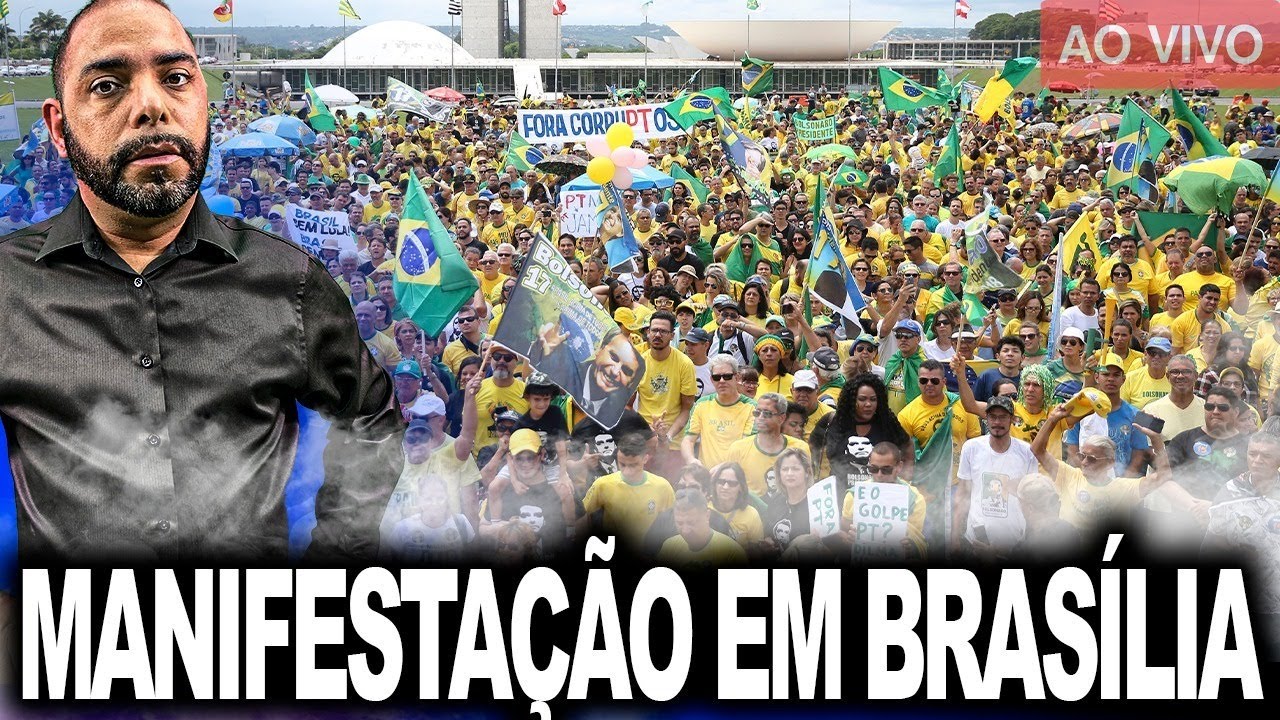 AO VIVO - DIRETO DE BRASÍLIA - MEGA MANIFESTAÇÃO