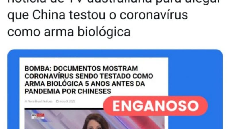 Incomodando: Estadão acusa portal Terra Brasil Notícias de distorcer notícia sobre estudo da criação de coronavírus em laboratório chinês, site esclarece: "noticiamos ipsis litteris, ou seja, igual" - Terra Brasil Notícias