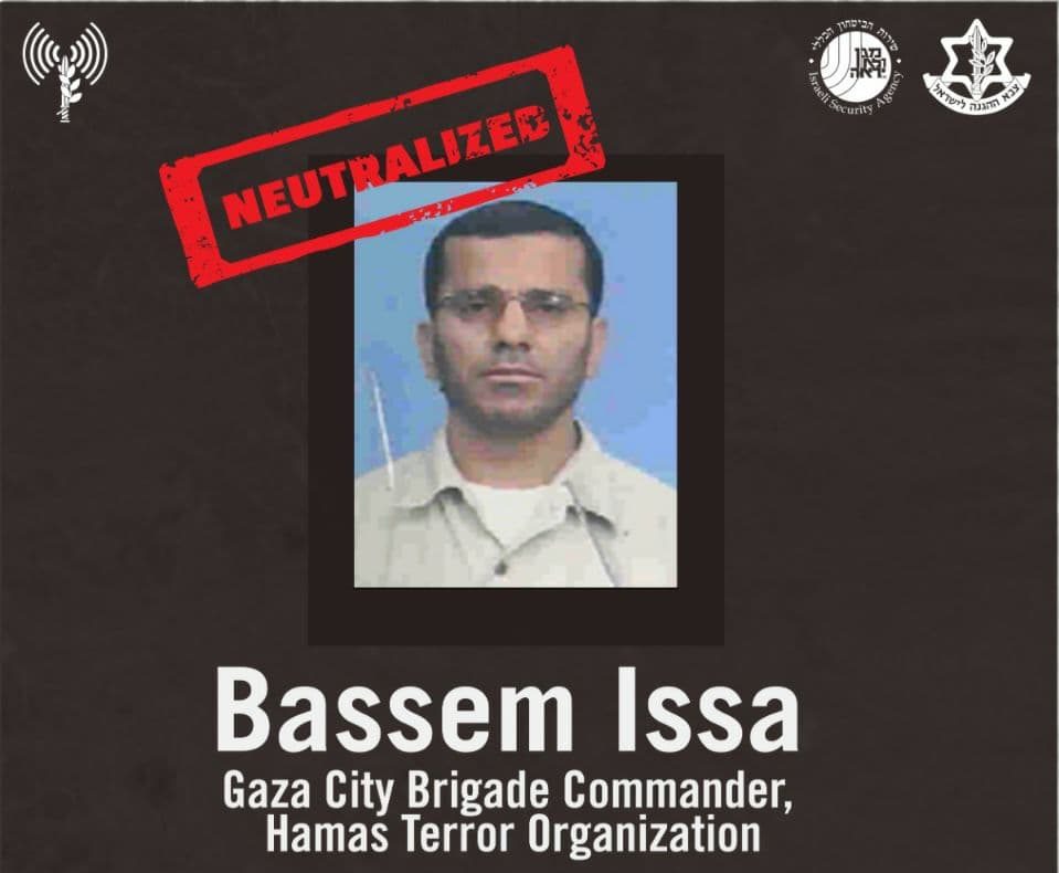 IDF abate Bassem Issa, chefe militar do Hamas - Hora Brasília
