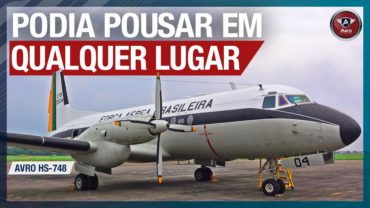 Um avião que MUDOU DE NOME - Clássico TURBOÉLICE BRITÂNICO Avro Hawker Siddley HS 748