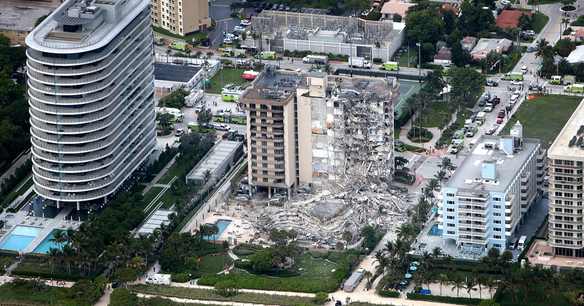 4 dead, 10 hurt, dozens missing in high-rise collapse near Miami Beach, officials say