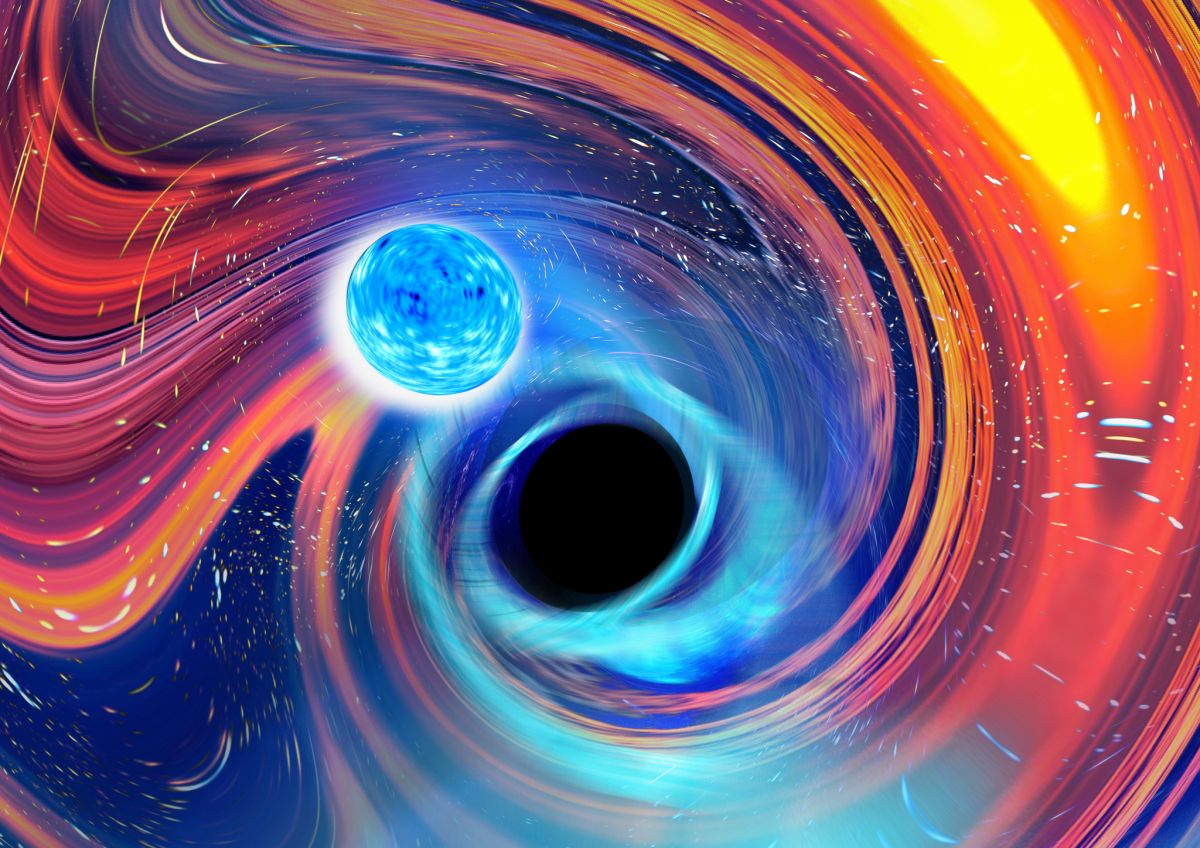 Scientists catch 1st glimpse of a black hole swallowing a neutron star