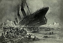 Momentos finais do Titanic