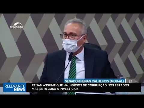 Renan Calheiros assume corrupção nos estados, mas se recusa a investigar