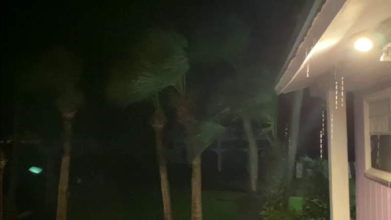 Tropical Storm Elsa begins to lash Cedar Key