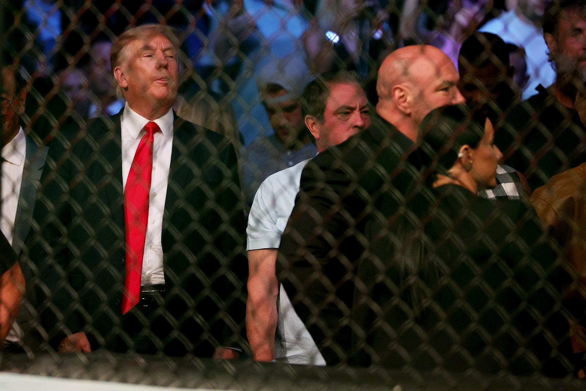 UFC 264: Former President Donald Trump hears cheers and jeers in rare public appearance