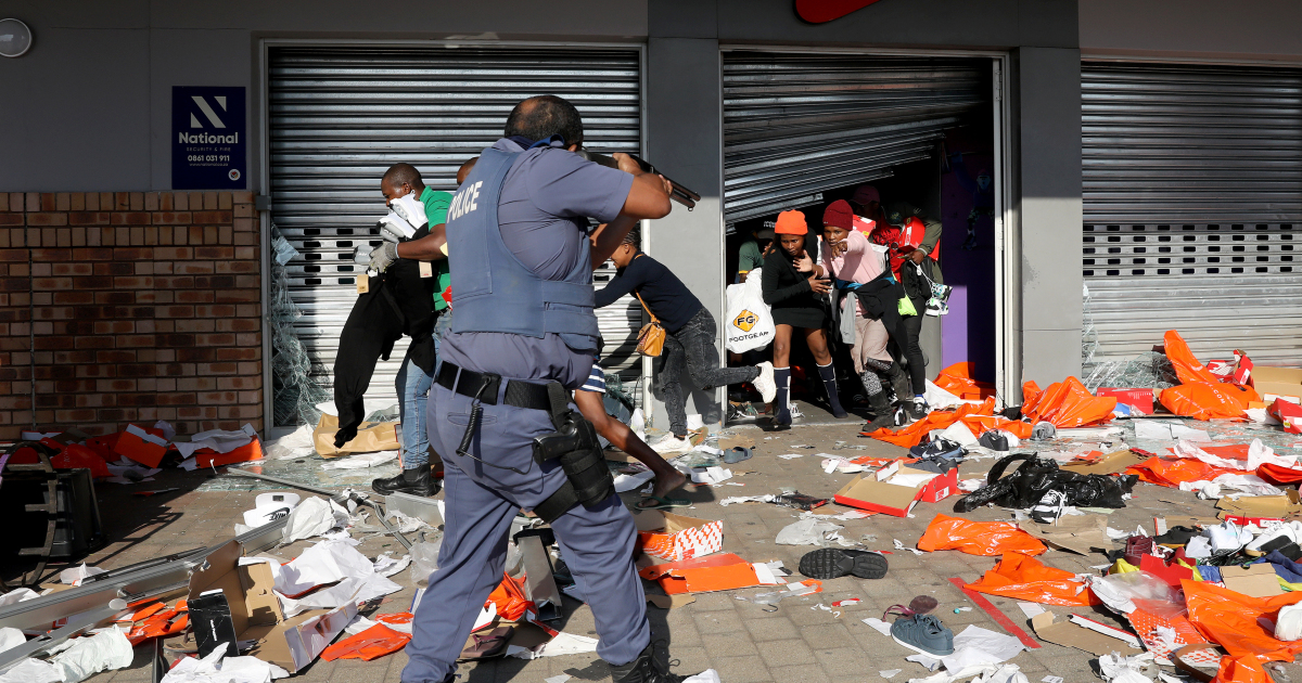 Death toll rises as violence and looting spreads in South Africa