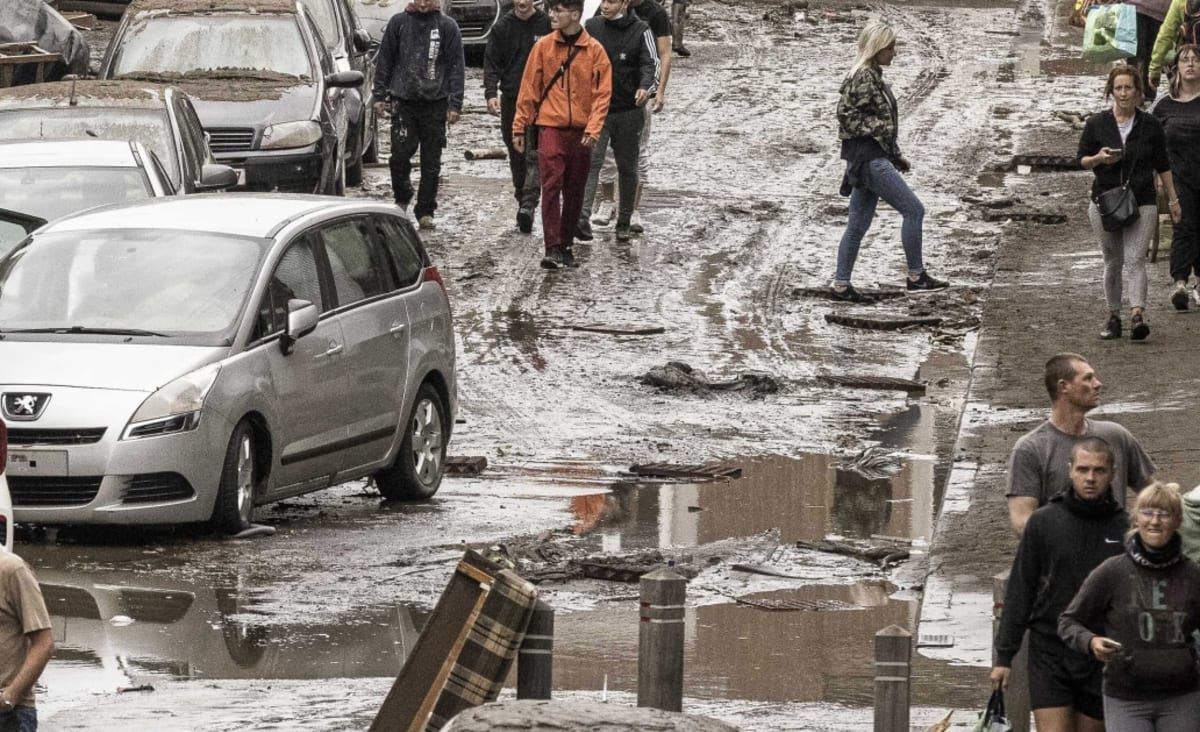 As deadly floodwaters recede in Europe, climate crisis comes into view