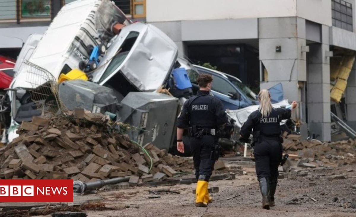 Europe floods: Victims face massive clean-up as waters recede