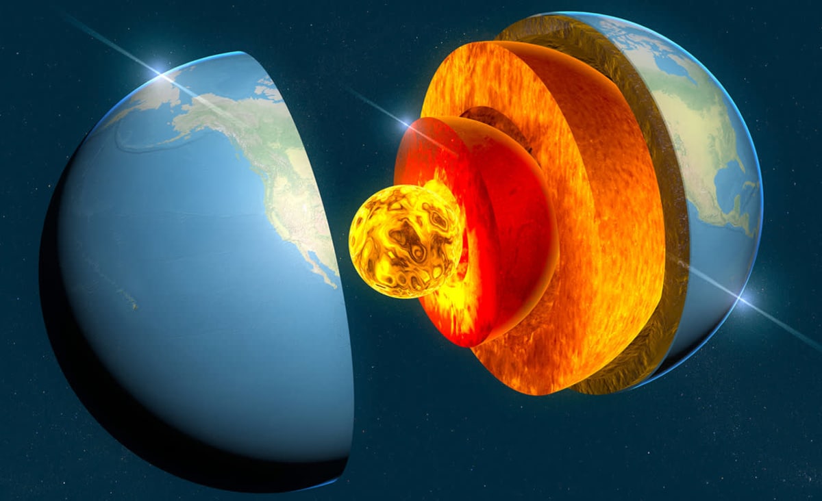 Strange behaviour of Earth's core reveals a mystery inside our planet