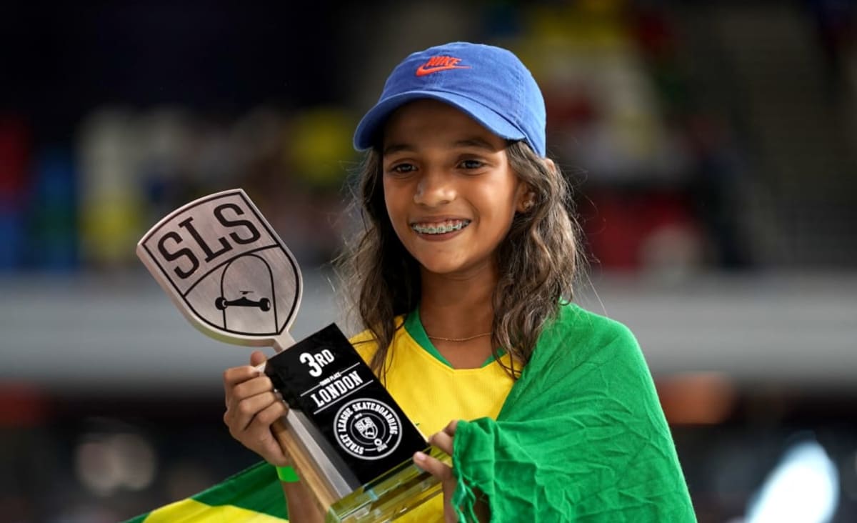 Rayssa Leal: 13-year-old skateboard phenom on a roll to Tokyo 