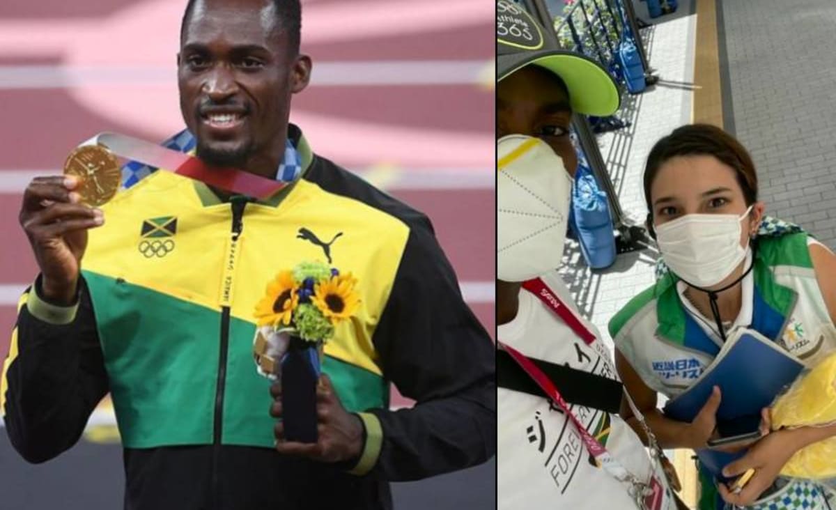 Medalha de ouro volta e agradece mulher que pagou táxi nas Olimpíadas - Só Notícia Boa
