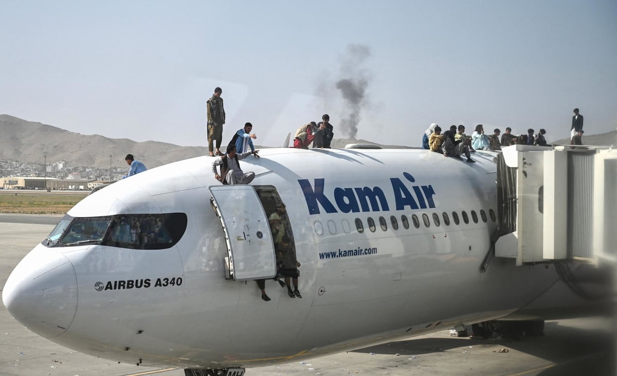 Pentagon says Kabul airport is secure, plans to evacuate 5,000 to 9,000 people per day