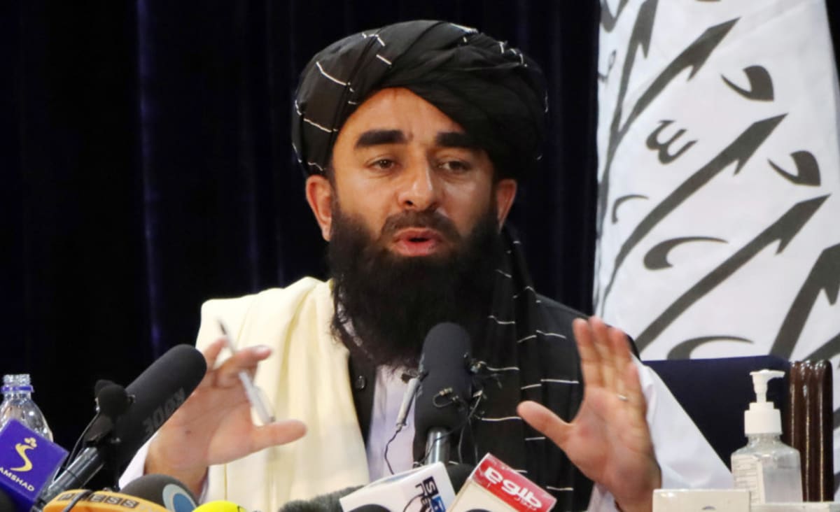 Taliban holds first press conference since victory