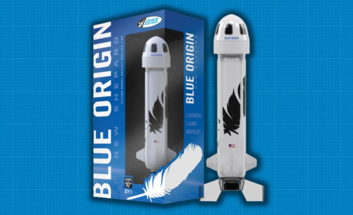 Jeff Bezos' New Shepard Rocket Miniature Is On Sale at $69.99