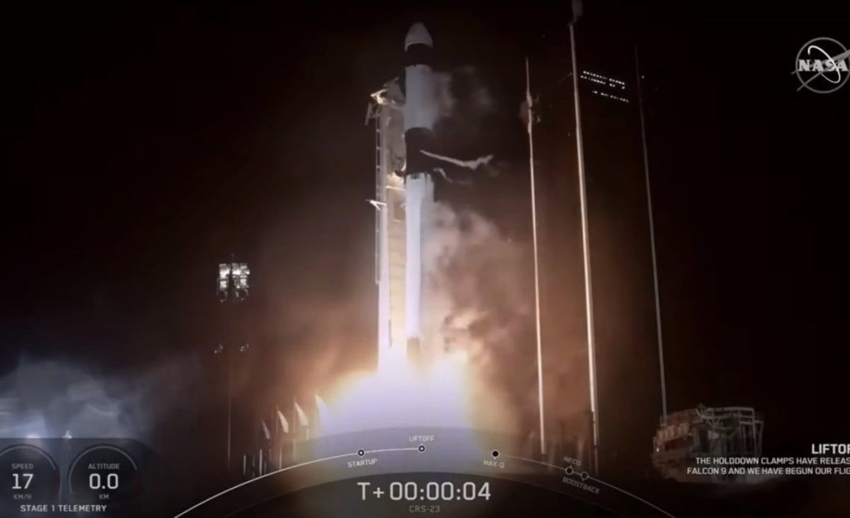 SpaceX launches Dragon cargo capsule to space station, nails rocket landing at sea
