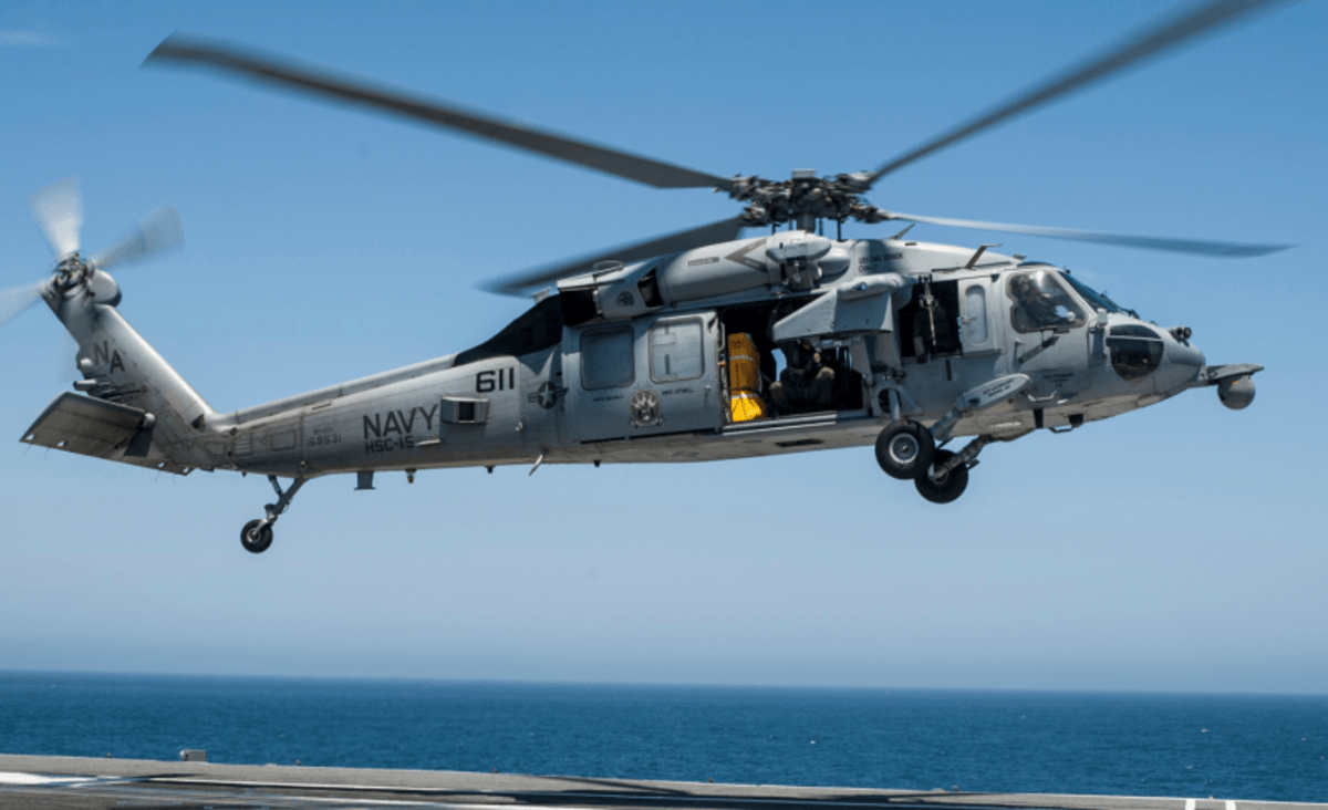 US Navy Helicopter Crashes Off San Diego Coast