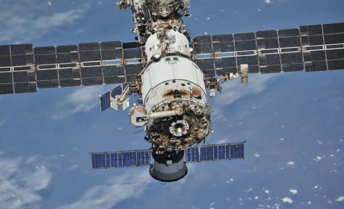 Russian cosmonauts find new cracks in ISS module