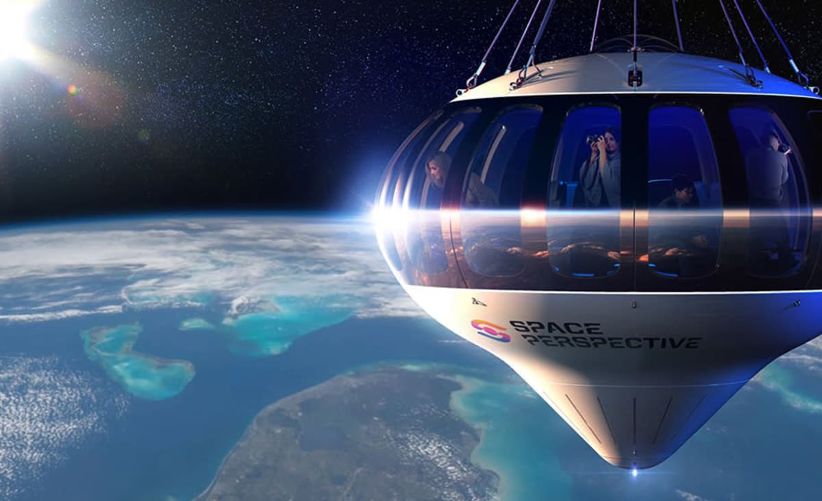 This Luxury Space Balloon Lets You Glide 100,000 Feet Above the Earth With a Cocktail in Hand