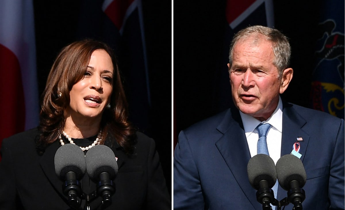 George W. Bush, Kamala Harris point to unity after 9/11 in memorial speeches