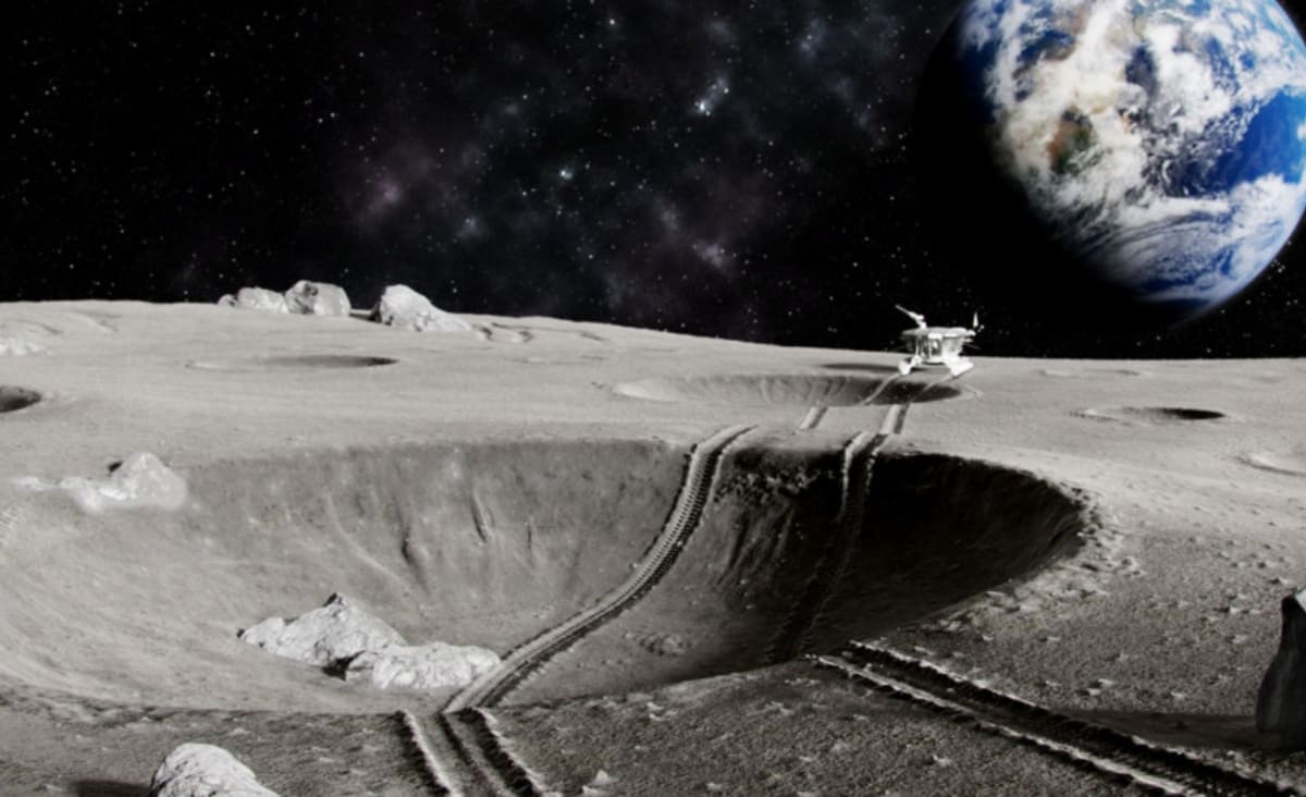 Scientists Want to Send Autonomous 'Robot Swarms' to Mine the Moon