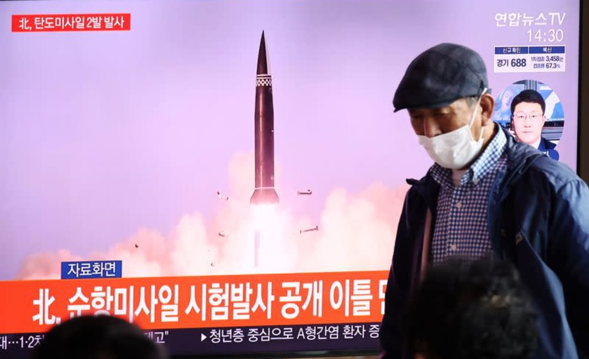 North and South Korea conduct duelling missile tests as arms race heats up