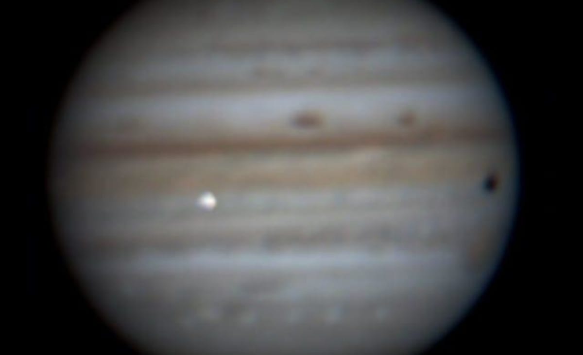 'Moment of great emotion': Jupiter explosion captured on video by astrophotographer in Brazil