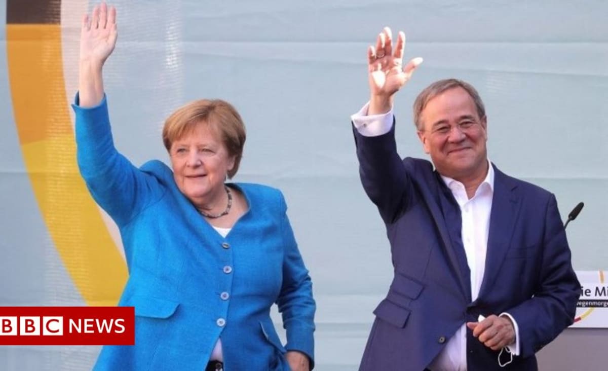 Germany elections: Merkel backs 'bridge-builder' Laschet as successor