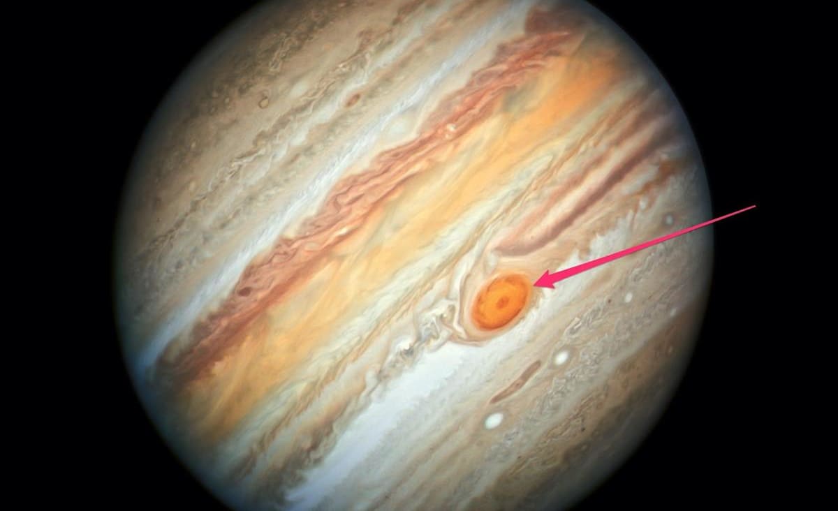 NASA's Hubble Space Telescope detected mysterious changes in Jupiter's Great Red Spot