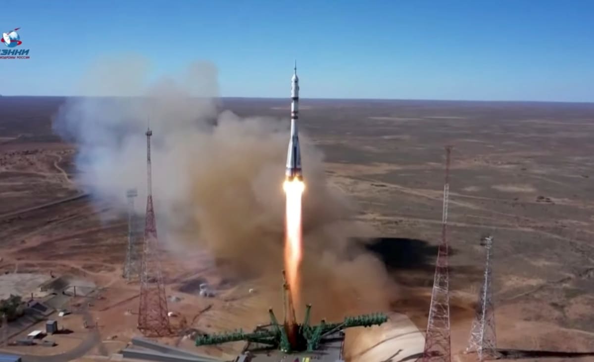 Russian actor, director blast off to make first movie in space