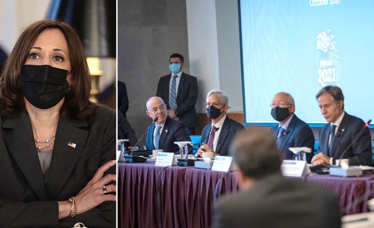 Kamala Harris skips US-Mexico border-security meeting, goes to New Jersey instead