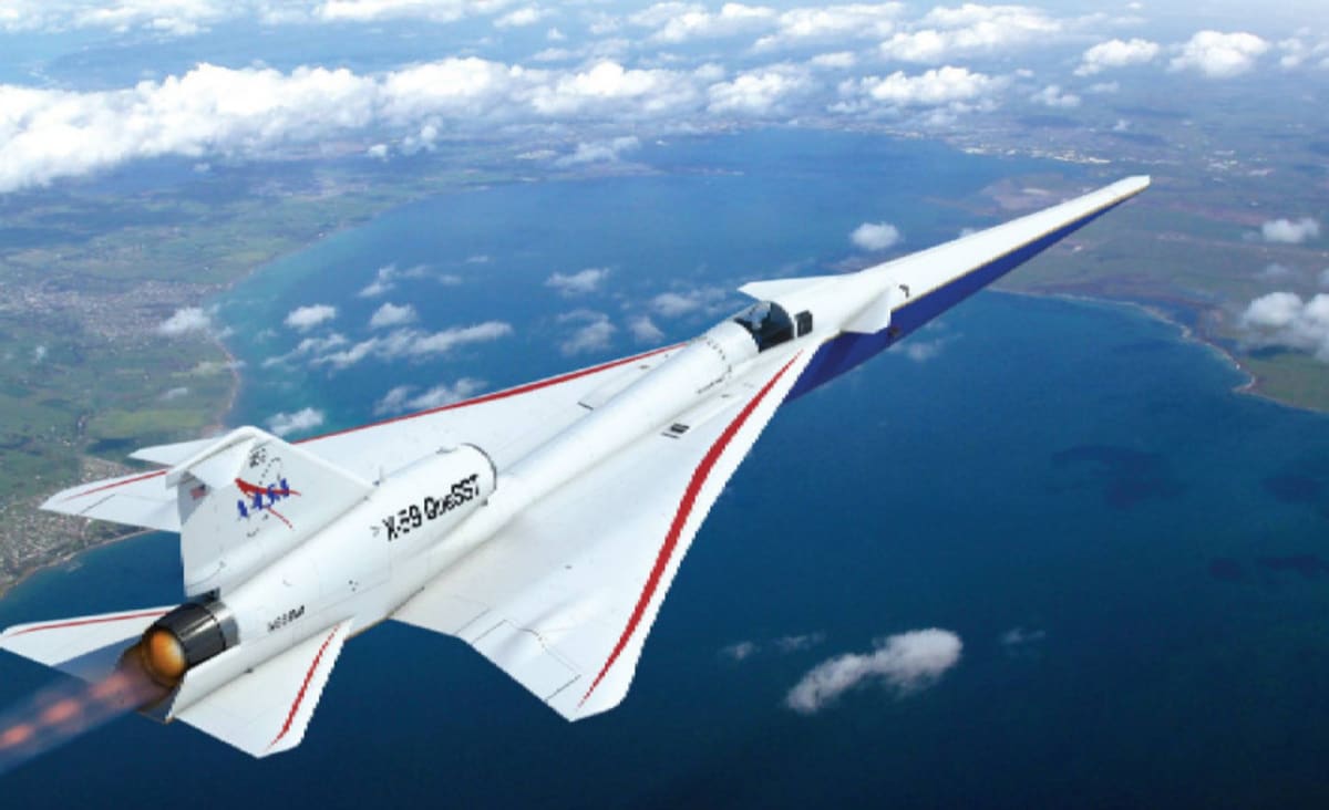 NASA's Low-Noise Supersonic Plane Has No Front Window. Here's How They See Through