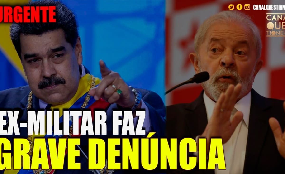 URGENTE: LULA DENUNCIADO POR EX-INTELIGÊNCIA MILITAR DA VENEZUELA