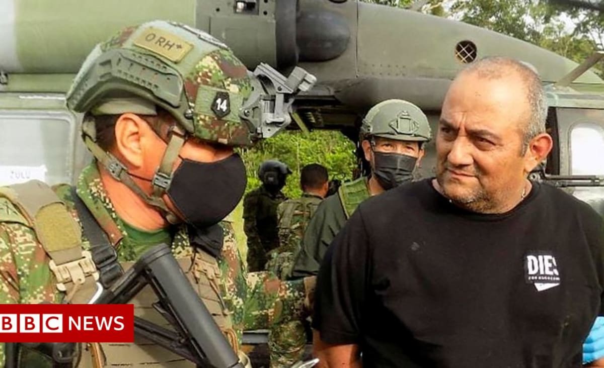 Colombia's most wanted drug lord Otoniel captured