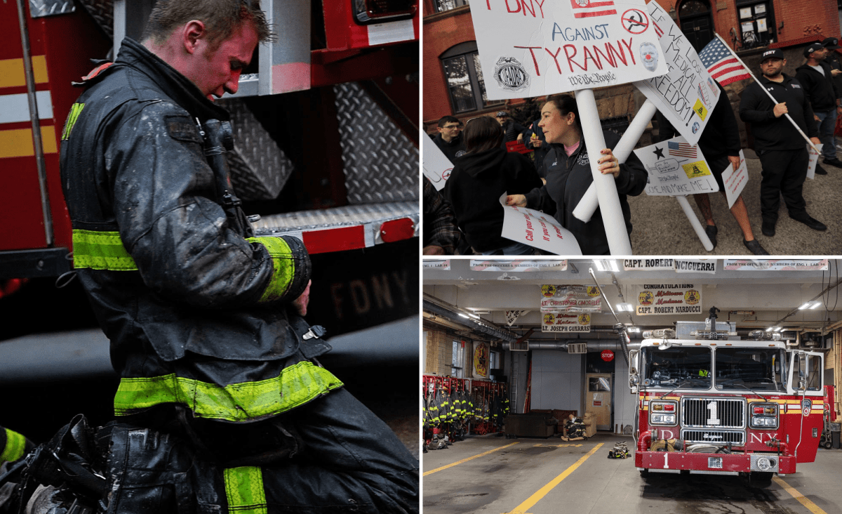 26 FDNY firehouses out of service over vaccine mandate staff shortage