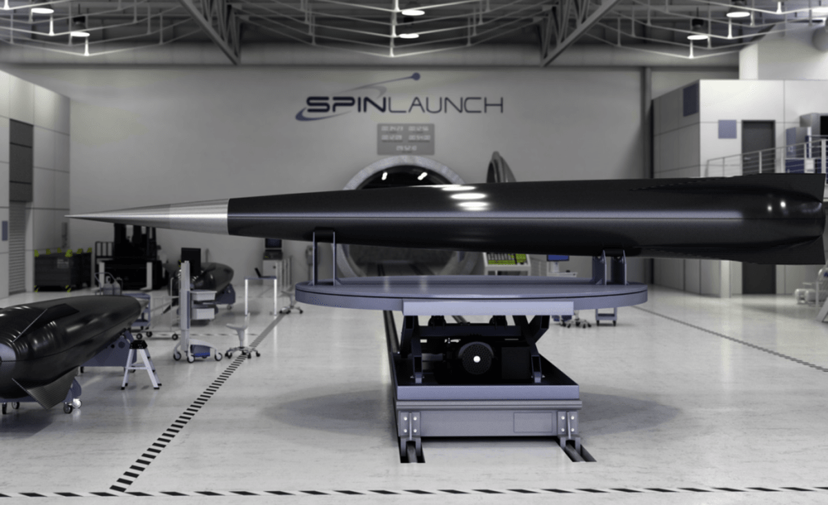 SpinLaunch completes first prototype flight using kinetic launch system