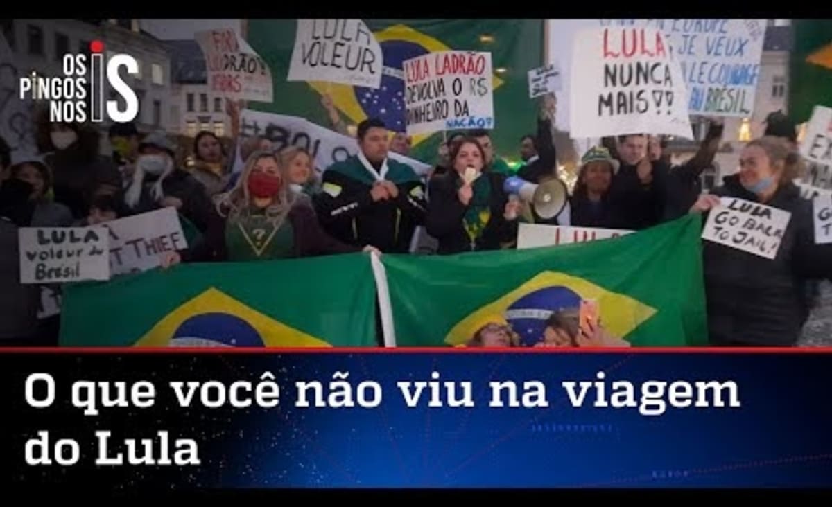 Lula é alvo de protestos em tour pela Europa, mas imprensa não mostra