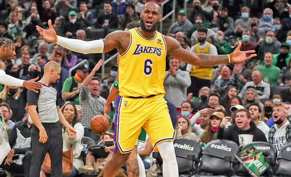 Not even LeBron James can save the hapless Lakers from themselves in humiliating loss to Celtics