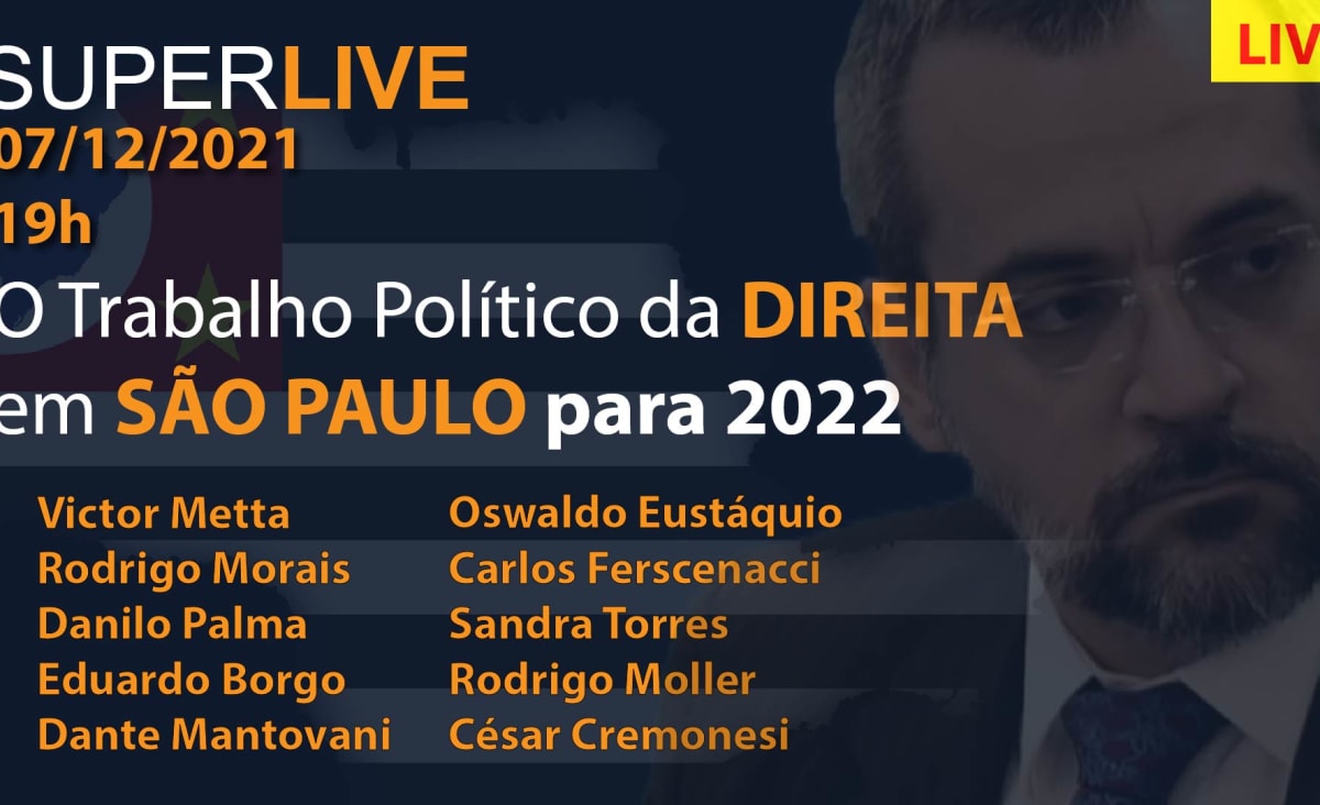 [SUPERLIVE] O Grupo Político da Direita em São Paulo para 2022. - PORPHIRIO
