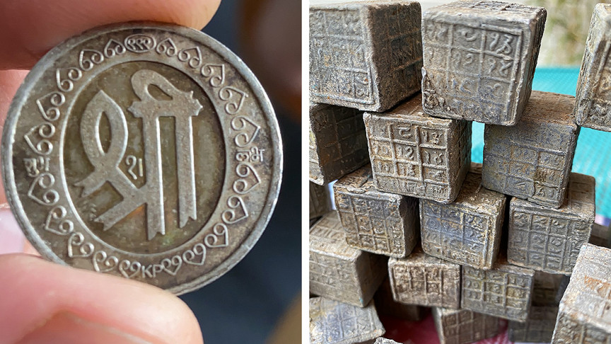 Magnet Fisherman Finds 60 Mysterious Cubes With Inscriptions in Coventry River