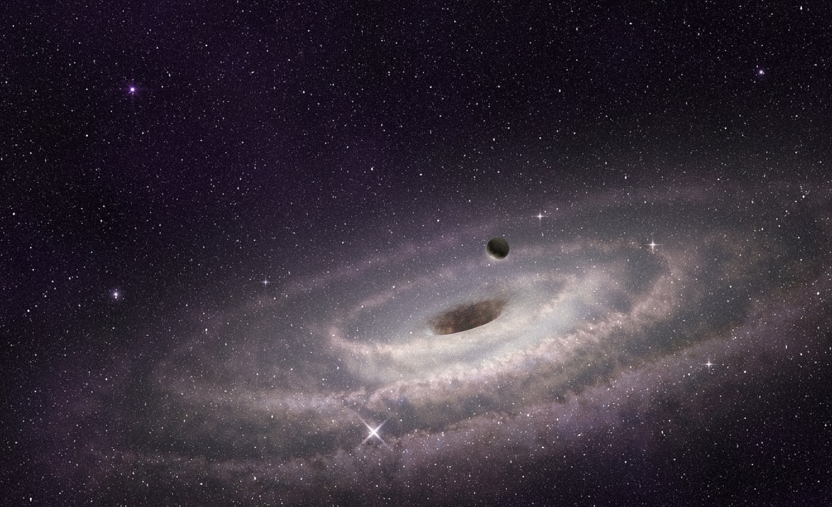 Our galaxy's supermassive black hole has sprung a leak