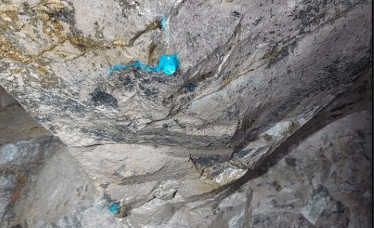 Mysterious ‘bright blue mineral’ found in historic Michigan mine, photos show