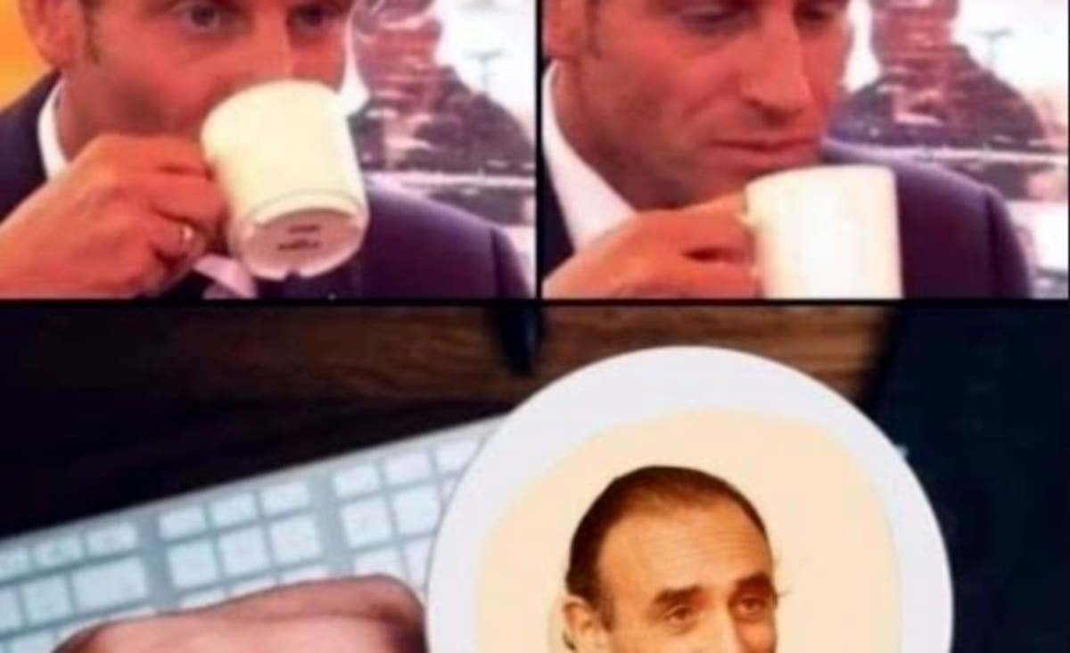 Macron e o fundo da xícara...
