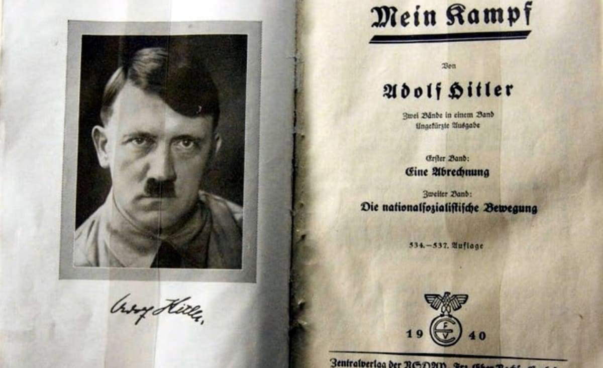 Nova lei proíbe venda, publicação e circulação de livro de Hitler no município do Rio