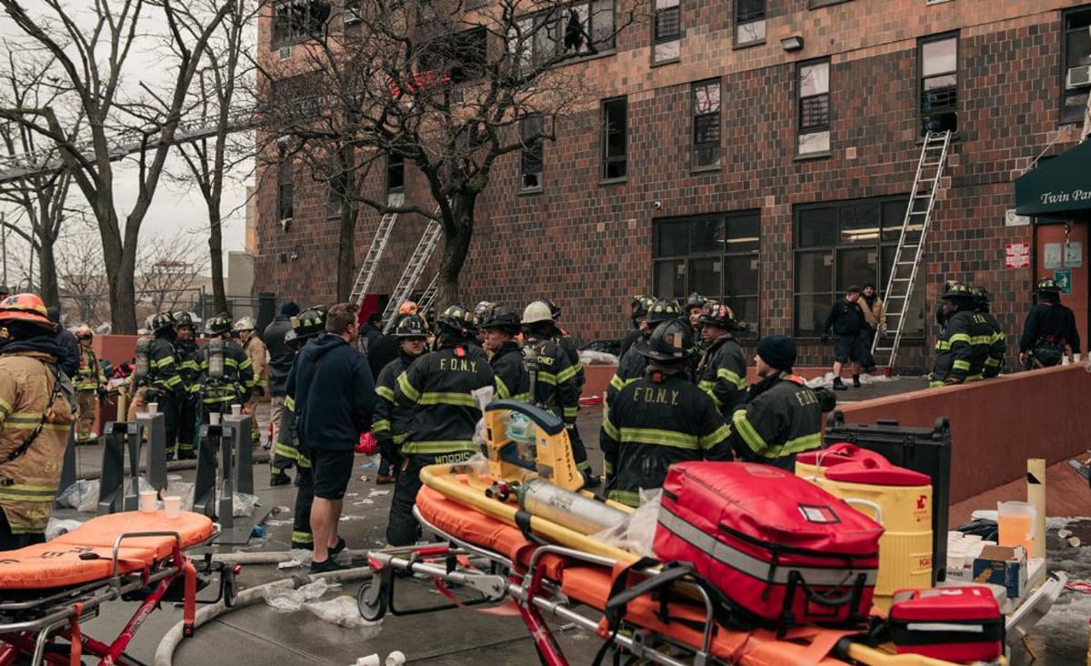 Bronx apartment building fire leaves 19 people dead, including 9 children